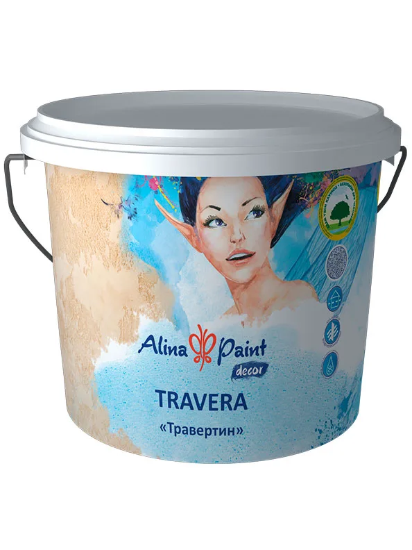 Travera 15 кг декоративная штукатурка