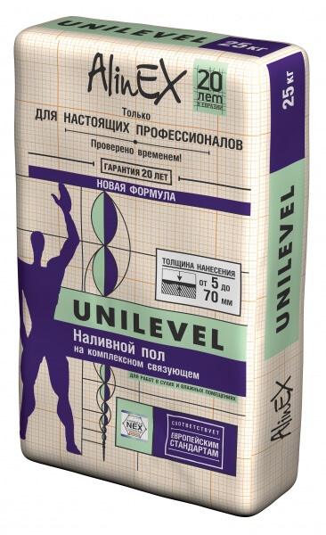 UniLEVEL наливной пол Alinex